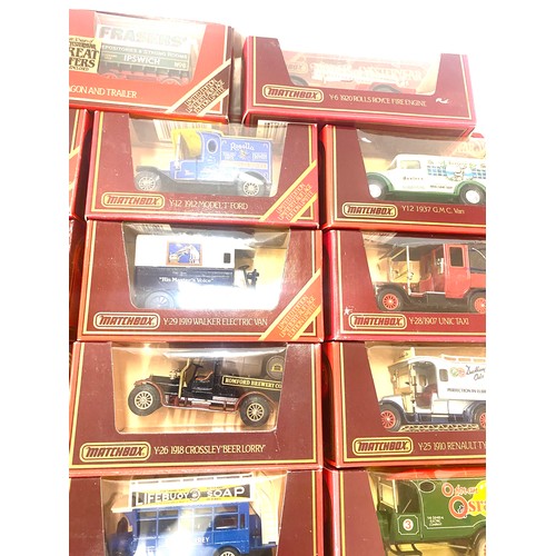 113 - Large selection of Yesteryear match box models includes Frasers, Brasso, Coblim etc