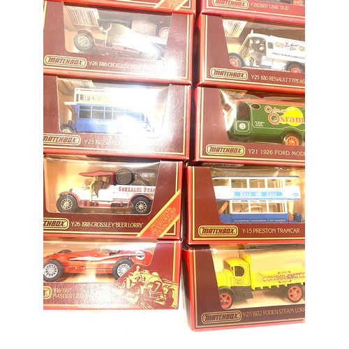 113 - Large selection of Yesteryear match box models includes Frasers, Brasso, Coblim etc