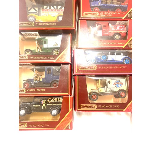 113 - Large selection of Yesteryear match box models includes Frasers, Brasso, Coblim etc