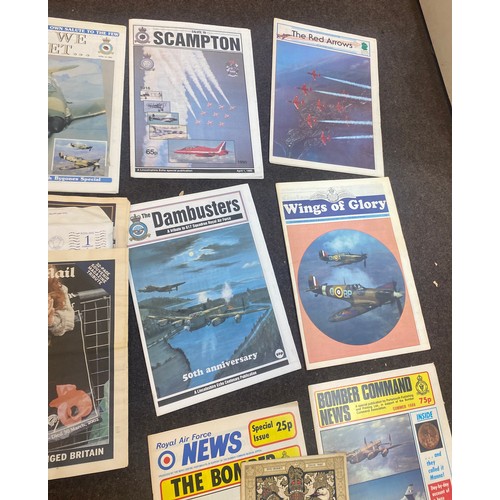 232 - Large selection of assorted news papers includes RAF newspapers etc