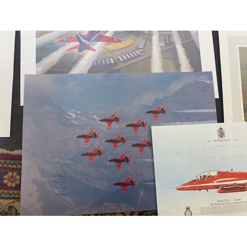 267 - Large selection of spitfire prints, some signed