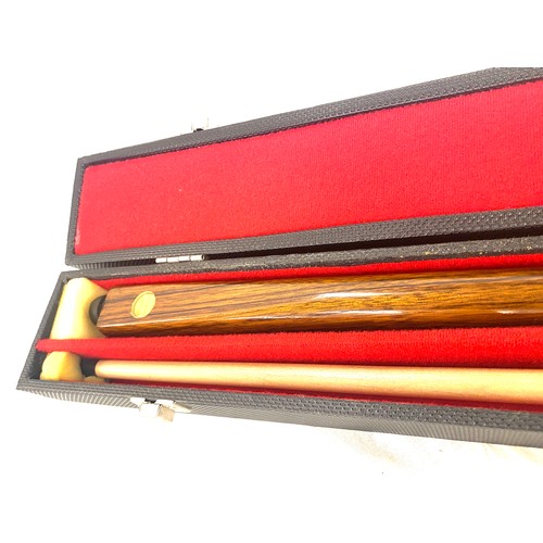 334 - Cased snooker cue