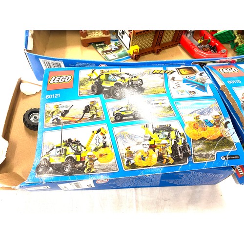 190 - Selection of assorted lego sets includes 60068 and 60121, 60115