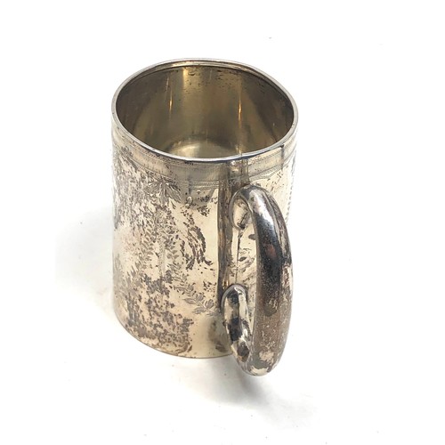 29 - Antique silver christening mug Birmingham silver hallmarks