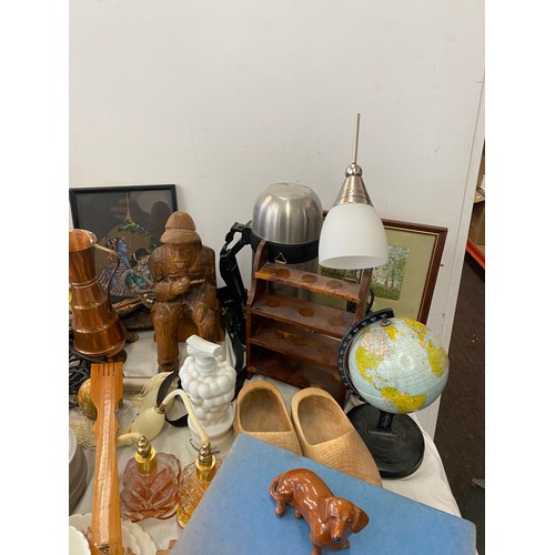 306 - Selection of miscellaneous includes Beswick dog, pottery etc