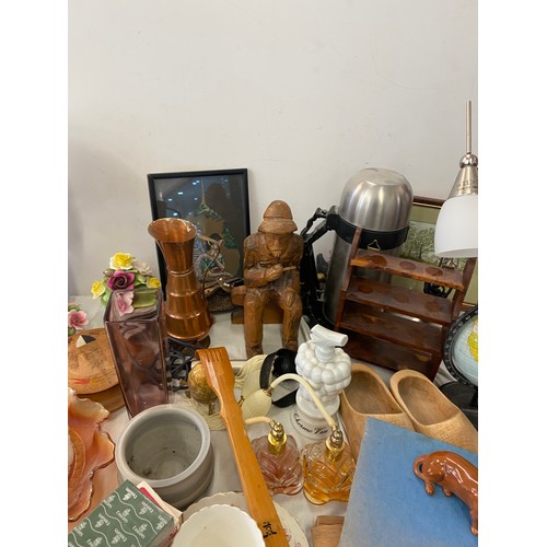 306 - Selection of miscellaneous includes Beswick dog, pottery etc