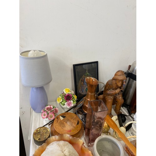 306 - Selection of miscellaneous includes Beswick dog, pottery etc