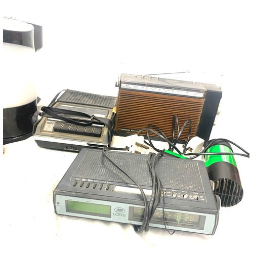 370 - Selection of electrical items includes Coffee machine, radio etc