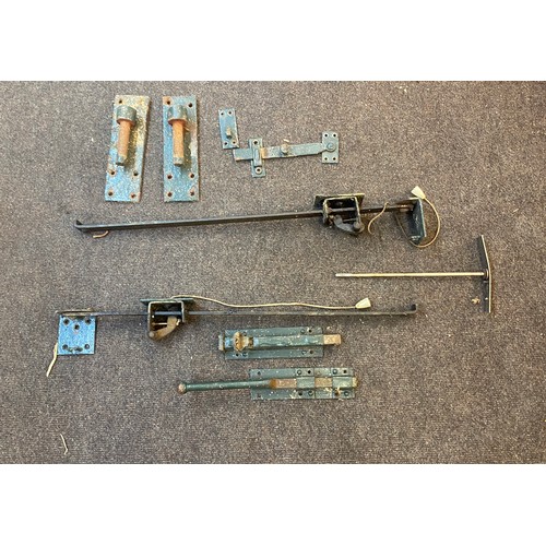 269 - Selection of door fittings, bolts etc