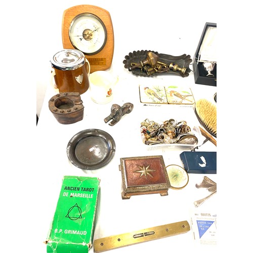 320 - Large selection of miscellaneous includes opera glasses, epns, biscuit barrel etc