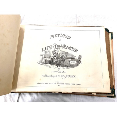 316 - Pictures of life and character by john leach, from the collection of mr punch photo books