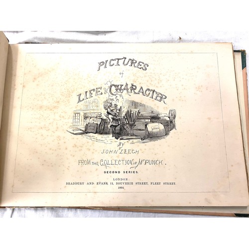 316 - Pictures of life and character by john leach, from the collection of mr punch photo books