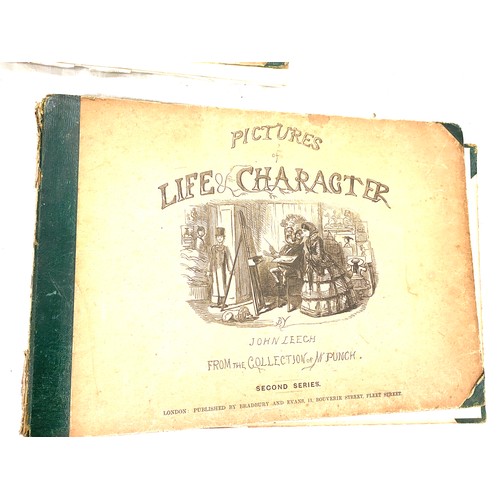 316 - Pictures of life and character by john leach, from the collection of mr punch photo books