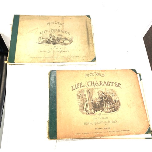 316 - Pictures of life and character by john leach, from the collection of mr punch photo books