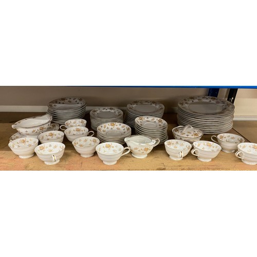 415 - Part Noritake China Charlene 5306 dinner/ tea set includes bowls, plates etc