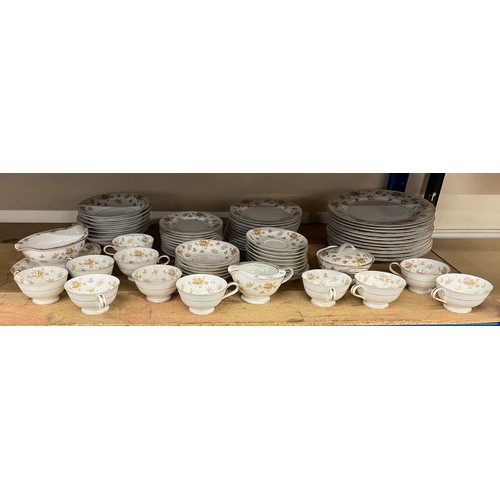 415 - Part Noritake China Charlene 5306 dinner/ tea set includes bowls, plates etc