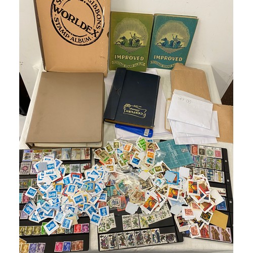 254 - Large selection of assorted stamps includes Stanley Gibbons, Century stamps etc