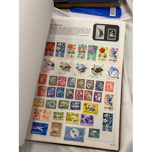 254 - Large selection of assorted stamps includes Stanley Gibbons, Century stamps etc