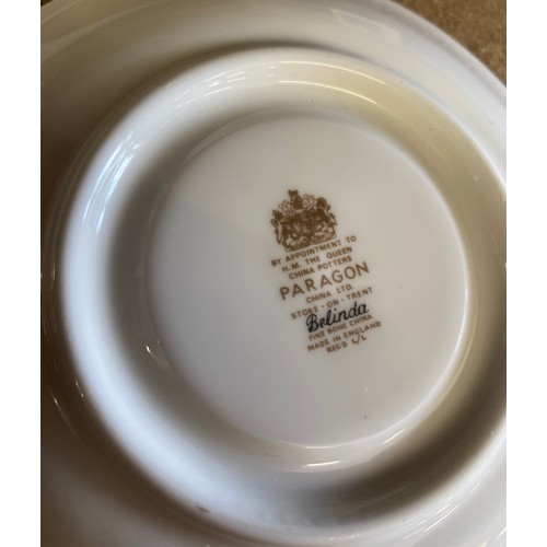 407 - 49 Pieces of Paragon Royal Albert bone china Belinda tea service includes Dinner plates, Salad Plate... 