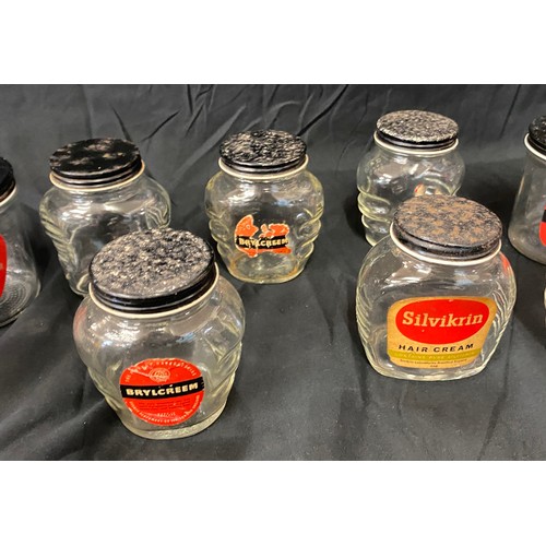 134 - Selection of vintage advertising jars