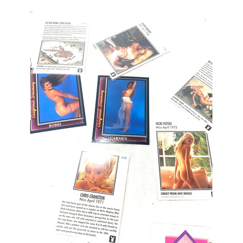 480 - Selection of collectors cards includes Playboy April edition, Halo Pleasure etc