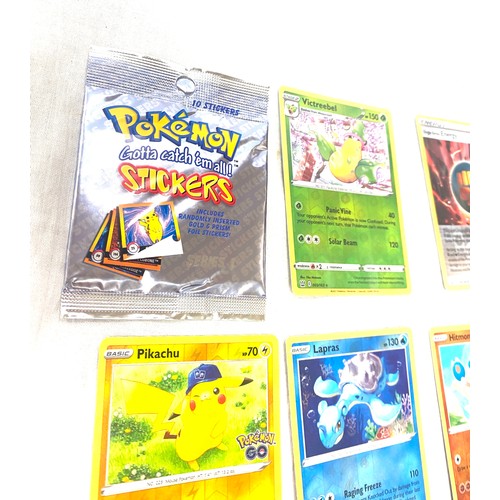 472 - Sealed artbox pokemon sticker pack includes reverse halo collector cards etc