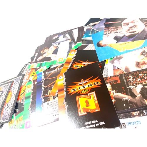 119 - Selection of Range WWE/WWF 1999 smackdown collectors cards WCW nitro trading cards etc