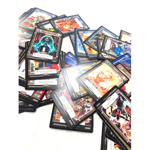 485 - Selection of assorted collectors cards includes Meta x TCG Meta X justice league no duplicates