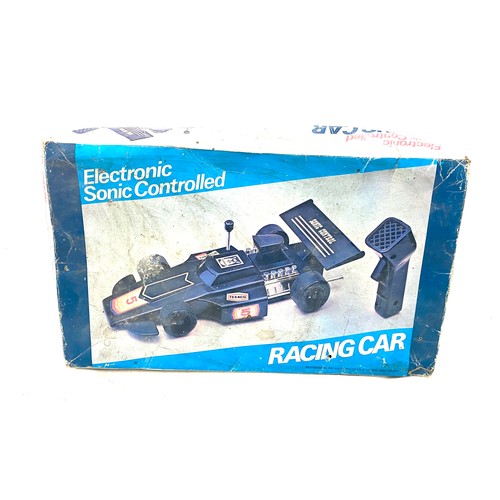 377 - Original boxed Electronic sonic controlled racing car