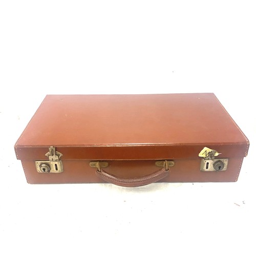 160 - Leather attache case G.L.C