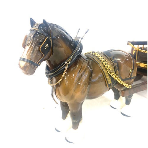 139 - Large Beswick horse and cart