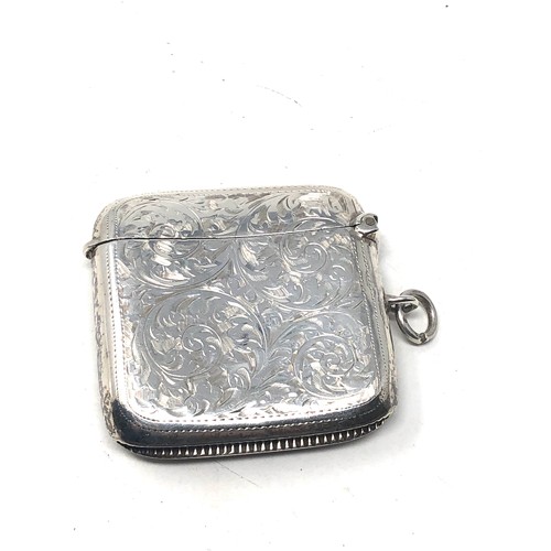 76 - Antique silver vesta case