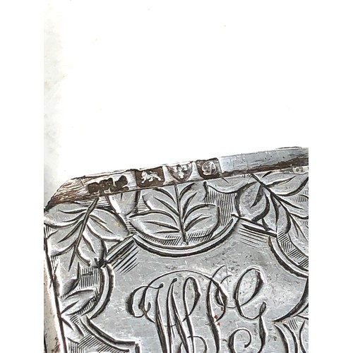 56 - Antique silver vesta case