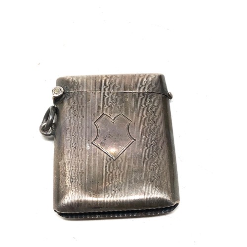 55 - Antique silver vesta case