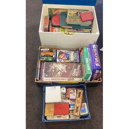 352 - Large selection vintage and later board games etc