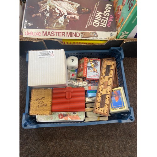 352 - Large selection vintage and later board games etc