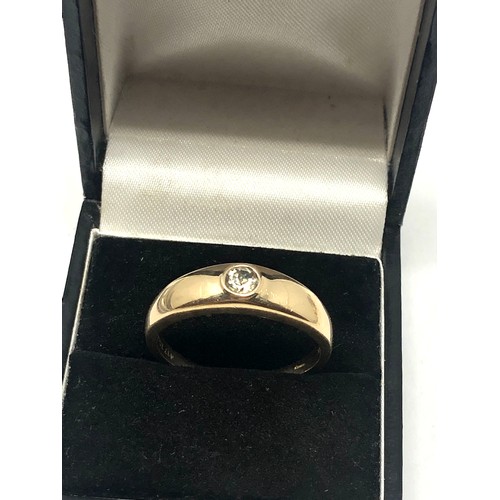 103 - 10ct gold diamond ring weight 4.2g