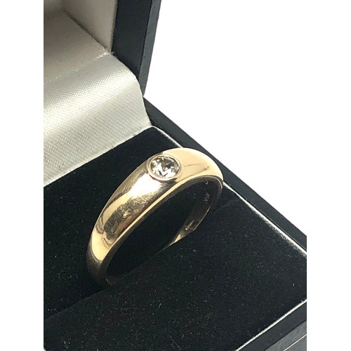 103 - 10ct gold diamond ring weight 4.2g