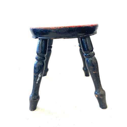 171 - Small vintage stool total height 10 inches