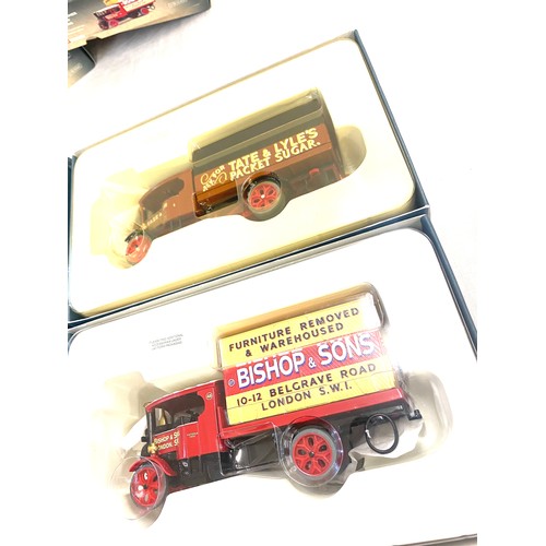 328 - 4 Boxed Corgi Vintage Glory Foden flatbed steamer, super sentinel, foden dropside wagon, foden steam... 