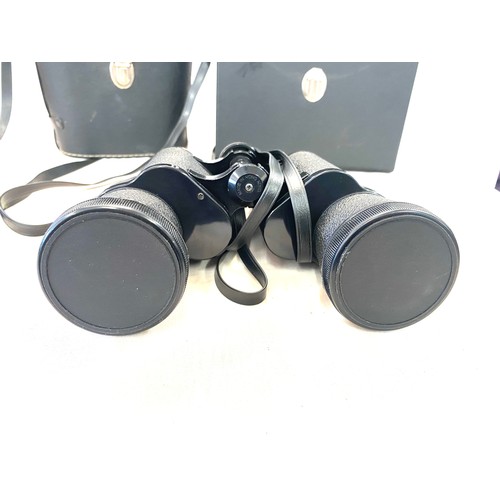 163 - 3 Pairs of cased vintage binoculars