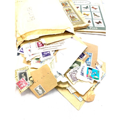 88 - Selection of miscellaneous includes vintage and later stamps, cigarette cards, records etc