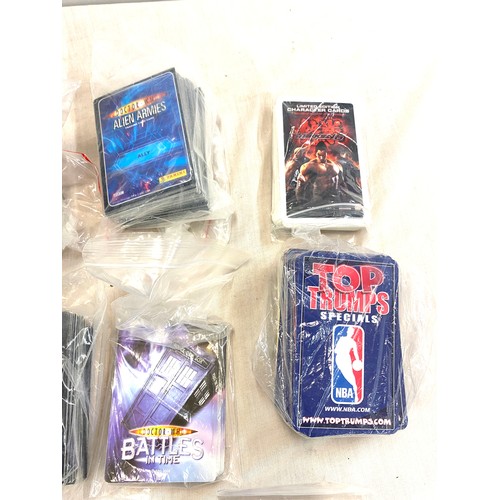 166 - Box of trading cards includes Doctor Who, Allen Armies, Top Gear etc