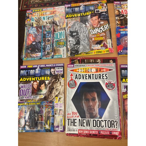 229 - Selection of Doctor Who Adventures Magazines, 14 issues, 2009-11 all with original free gift include... 