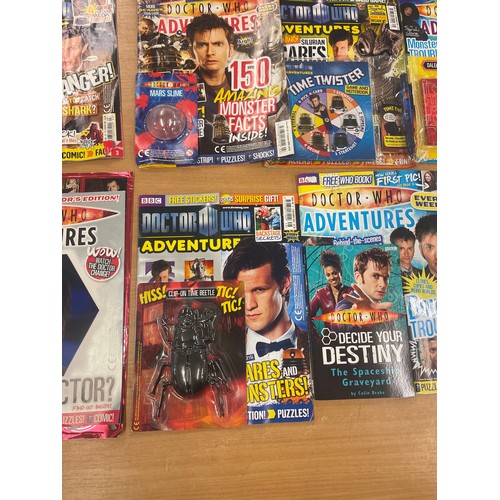 229 - Selection of Doctor Who Adventures Magazines, 14 issues, 2009-11 all with original free gift include... 