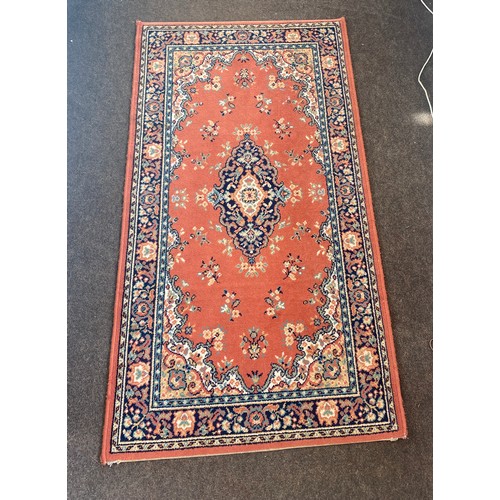 261 - Vintage hall rug measures approx 59 inches long 34 inches wide