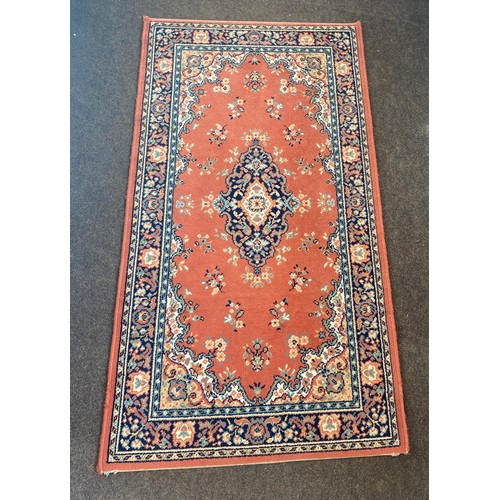 261 - Vintage hall rug measures approx 59 inches long 34 inches wide