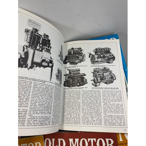 146 - Selection of vintage old motor books