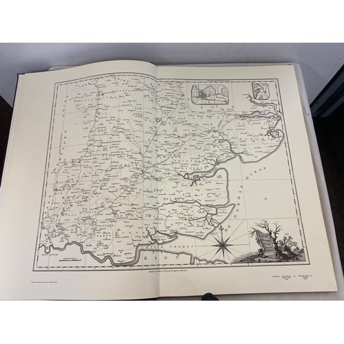 63 - Vintage map book, a map of the country of Essex by John Chapman and Peter Andre 
Map book measures a... 