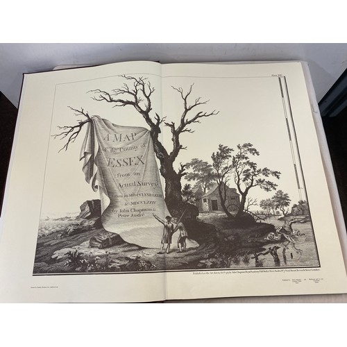 63 - Vintage map book, a map of the country of Essex by John Chapman and Peter Andre 
Map book measures a... 